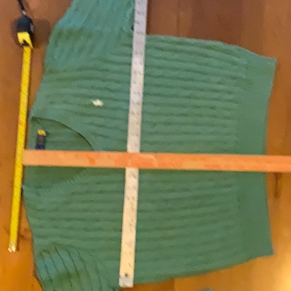 Polo by Ralph Lauren V-Neck Sweater in Green womens XXL - Picture 4 of 6